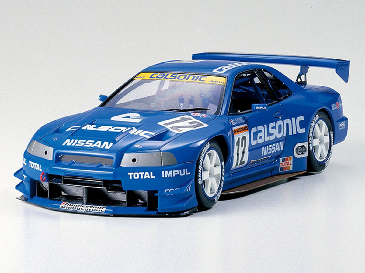 Model Kit Nissan Skyline GT-R (R34) "Calsonic" 1/24 Scale Model by Tamiya Tamiya