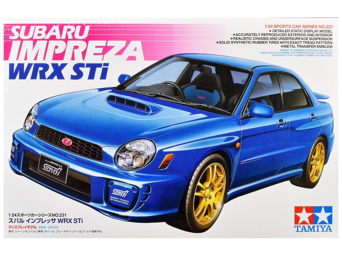 Model Kit Subaru Impreza WRX STi 1/24 Scale Model by Tamiya Tamiya
