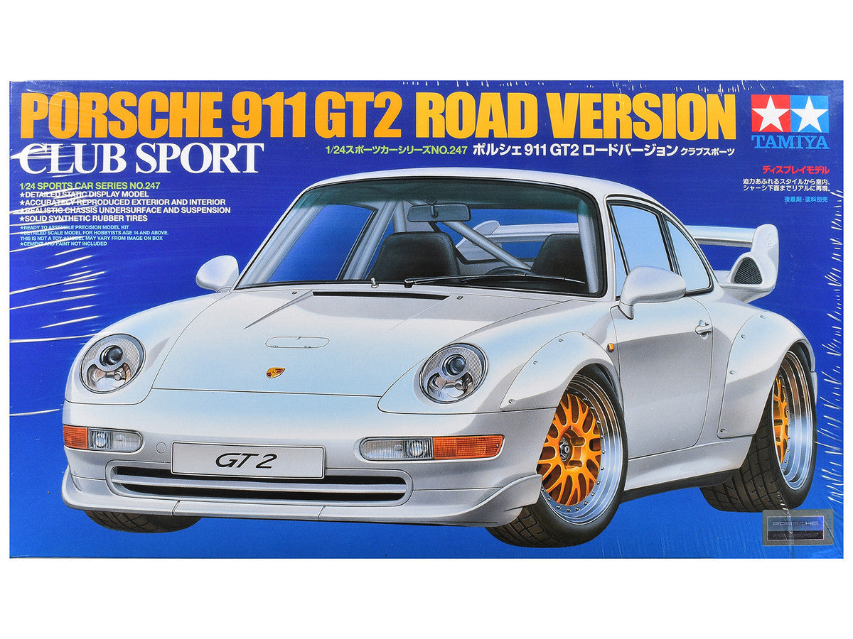 Model Kit Porsche 911 GT2 Street Version 1/24 Scale Model by Tamiya Tamiya