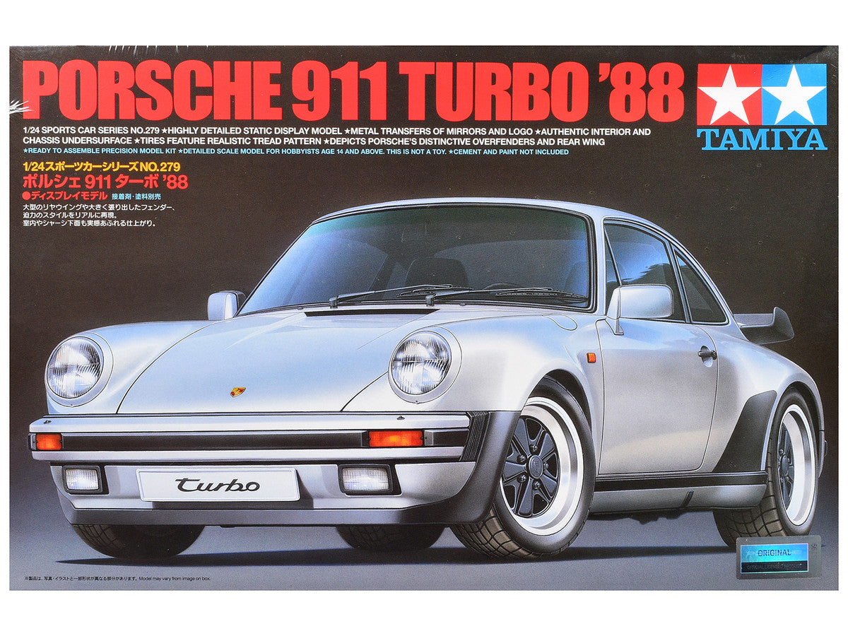 Model Kit 1988 Porsche 911 Turbo 1/24 Scale Model by Tamiya Tamiya