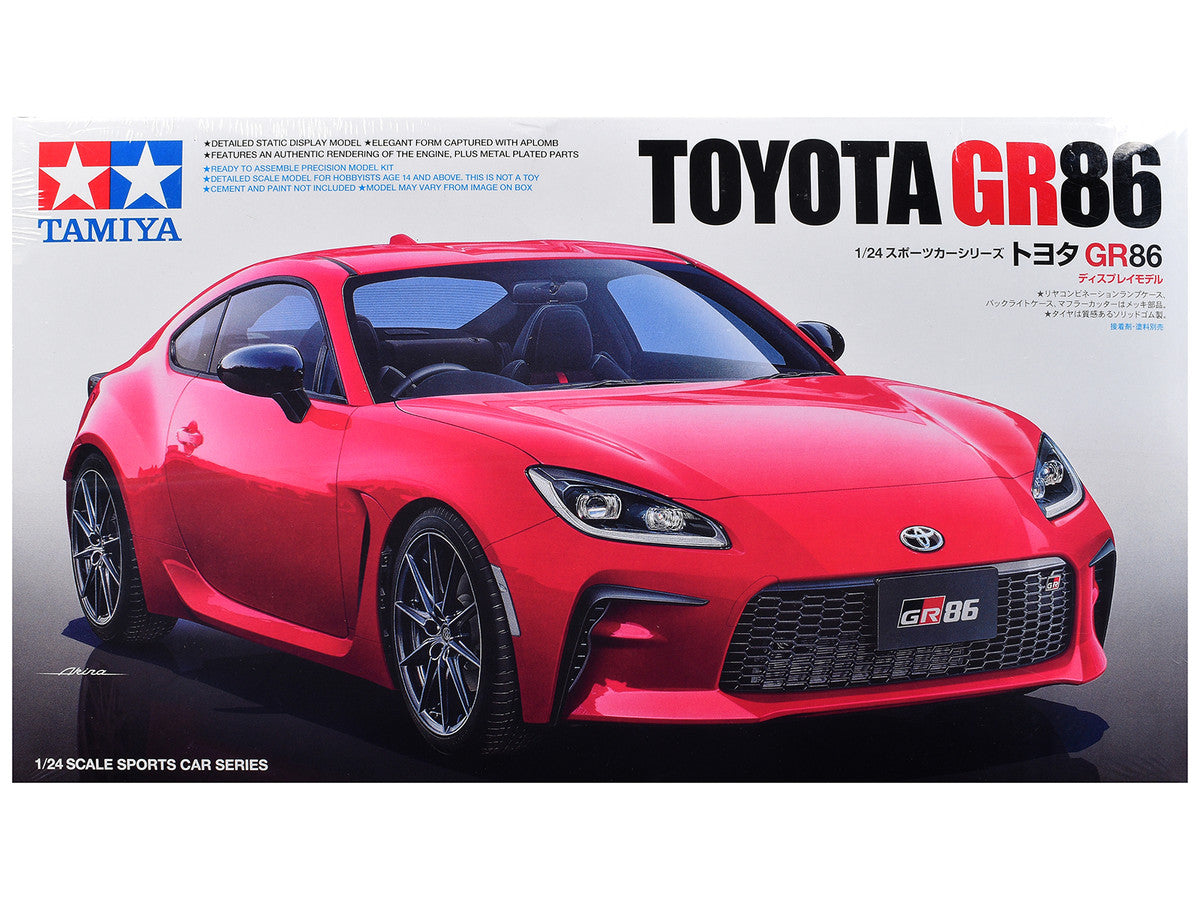 Model Kit Toyota GR86 1/24 Scale Model by Tamiya Tamiya
