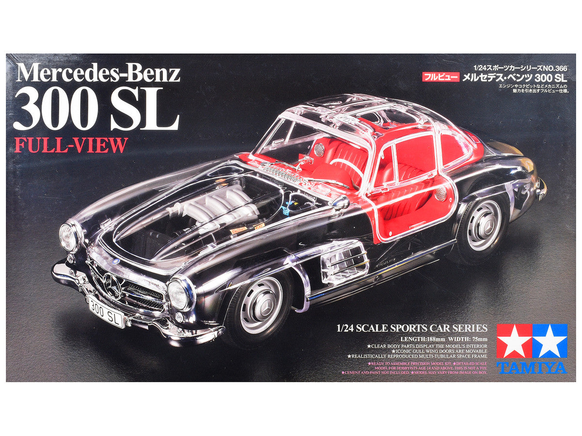 Model Kit Mercedes-Benz 300SL "Full-View" 1/24 Scale Model by Tamiya Tamiya