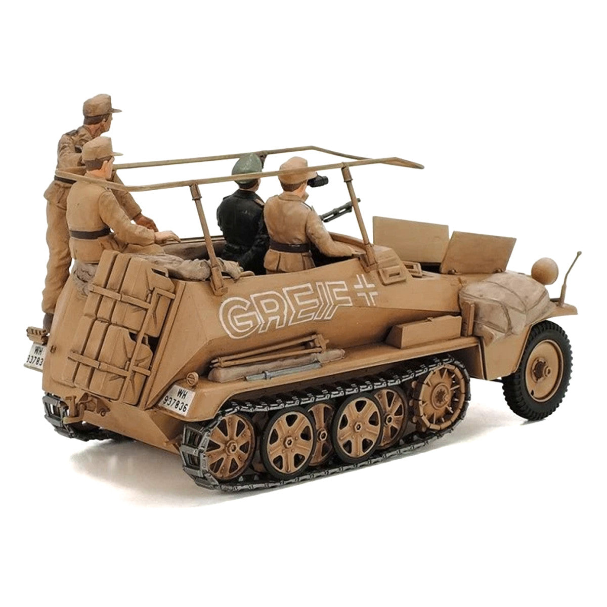 Model Kit German Sd.kfz. 250/3 Greif Half-Tracked Armored Vehicle 1/35 Scale Model by Tamiya Tamiya