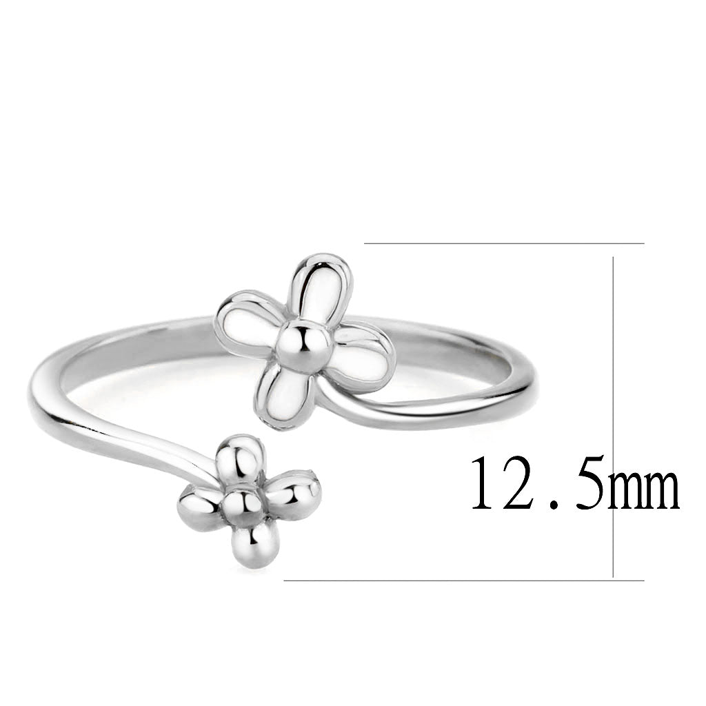 TK3631N -  Stainless Steel Ring with No Stone  No Plated (High Polished) Alamode