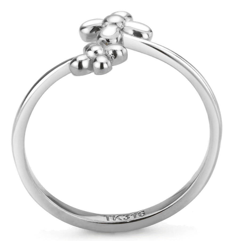 TK3631N -  Stainless Steel Ring with No Stone  No Plated (High Polished) Alamode