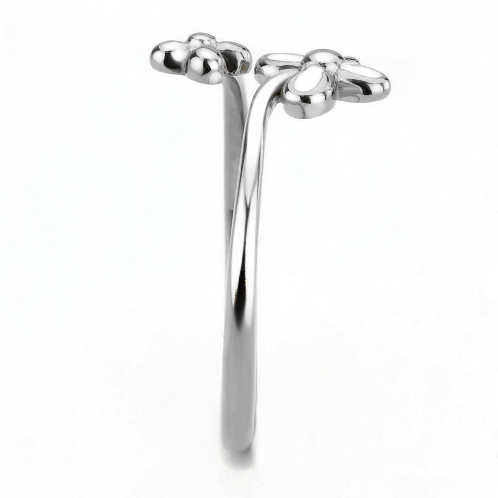 TK3631N -  Stainless Steel Ring with No Stone  No Plated (High Polished) Alamode
