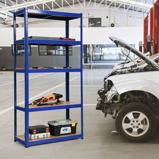 72 Inch Storage Shelf Steel Metal 5 Levels Adjustable Shelves