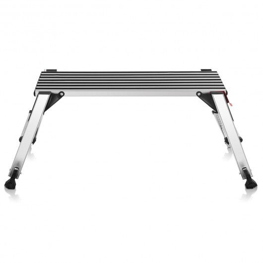 330 lbs Aluminum Folding Non-slip Drywall Step Stool Ladder W2B