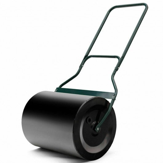 Lawn Roller with U-Shaped Handle for Garden Backyard W2B
