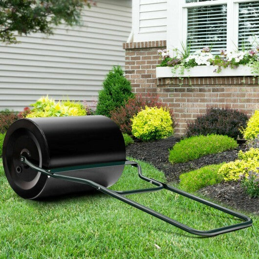 Lawn Roller with U-Shaped Handle for Garden Backyard W2B