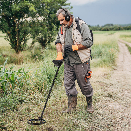 Metal Detector with Backlit LCD Display and Advanced DSP Chip W2B
