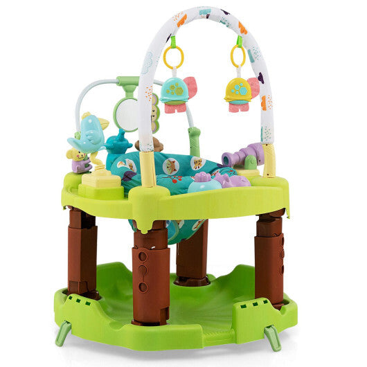 3-in-1 Baby Activity Center with 3-position for 0-24 Months-Green - Color: Green W2B