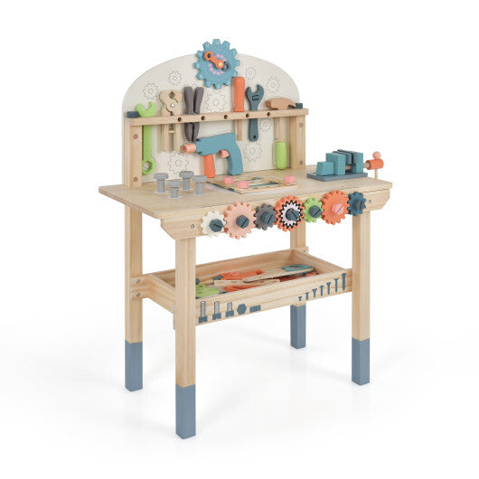 Kids Play Tool Workbench with Realistic Accessories W2B