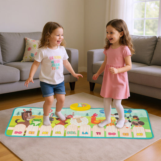 Kids Musical Mat Indoor Outdoor Animal Farm Piano W2B