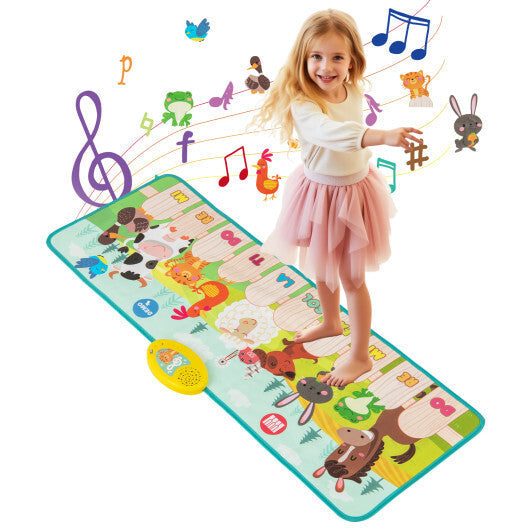 Kids Musical Mat Indoor Outdoor Animal Farm Piano W2B