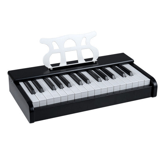 Kids Piano Keyboard 30 Keys Digital Piano with Music Stand for 3+ Years Old Beginners-Black