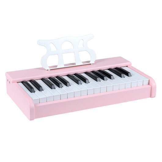Kids Piano Keyboard 30 Keys Digital Piano with Music Stand for 3+ Years Old Beginners-Black W2B