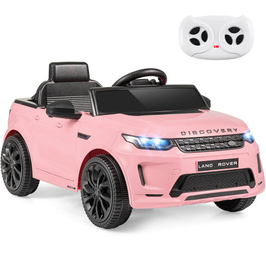 Licensed Land Rover Kids Ride on Car 12V Battery Powered Kids Electric Car-Black