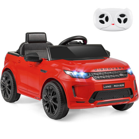Licensed Land Rover Kids Ride on Car 12V Battery Powered Kids Electric Car-Black