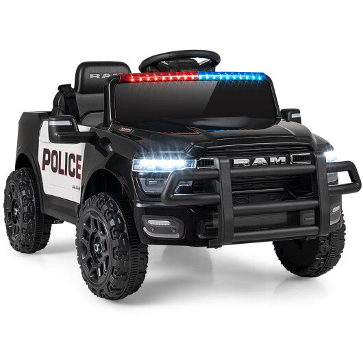 12V Kids Ride On Car Licensed RAM 3500 Electric Vehicle with Remote Control-Black