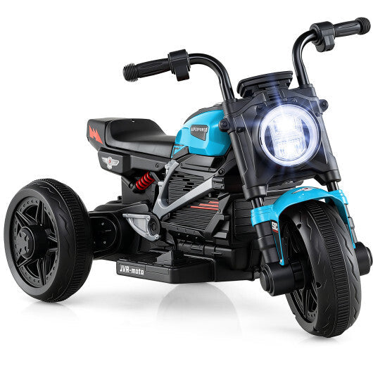 6V Kids Electric Motorcycle with LED Headlight and Music for Toddlers Aged 3-5-Pink W2B