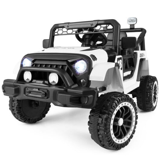 12V Kids Ride on Truck with Remote Control and 3 Speeds-Red W2B