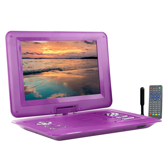 Trexonic 15.4 Inch Portable TV+ DVD Player with Swivel TFT-LCD Screen and USB,SD,AV,HDMI Inputs W2B