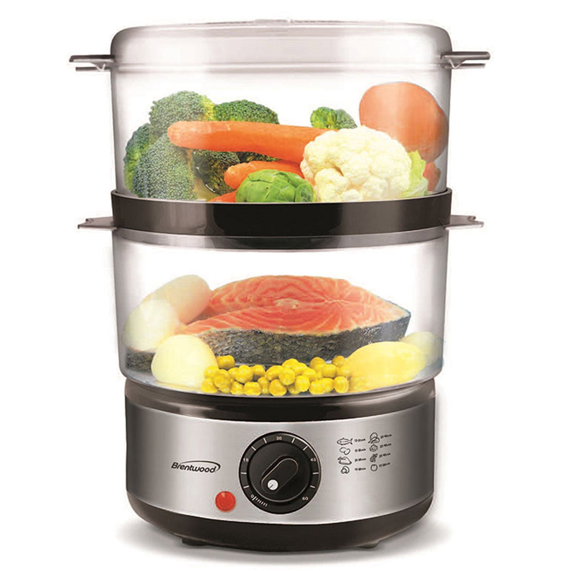 Brentwood 2 Tier Food Steamer W2B