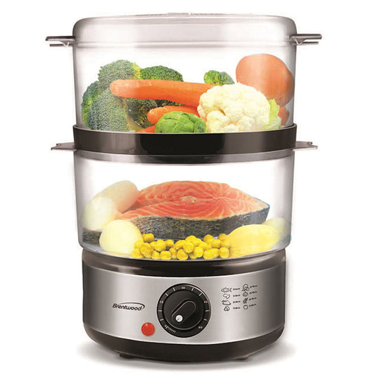 Brentwood 2 Tier Food Steamer W2B