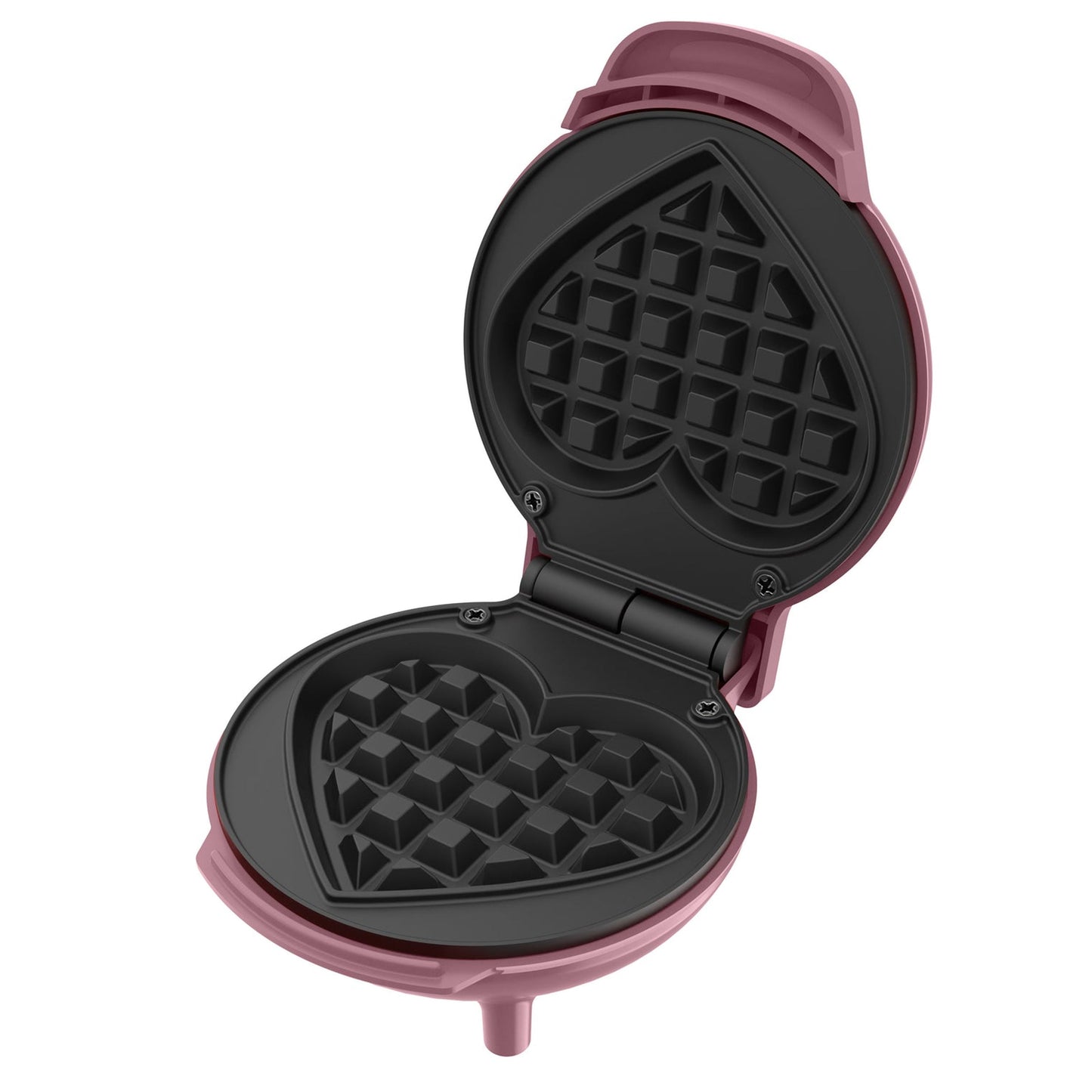 Brentwood Non-Stick Heart Shaped 4" Mini Waffle Maker in Pink W2B