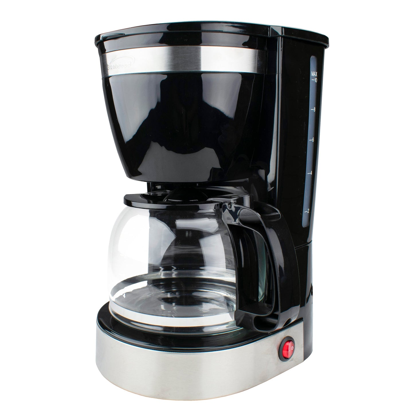 Brentwood 10 Cup 800 Watt Coffee Maker in Black W2B