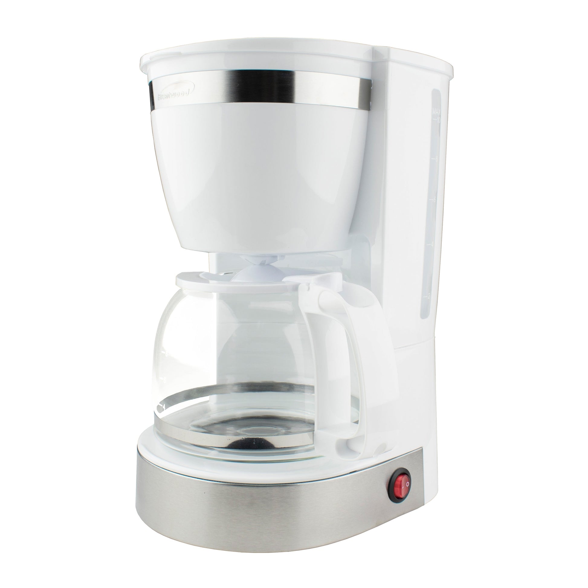 Brentwood 10 Cup 800 Watt Coffee Maker in White W2B