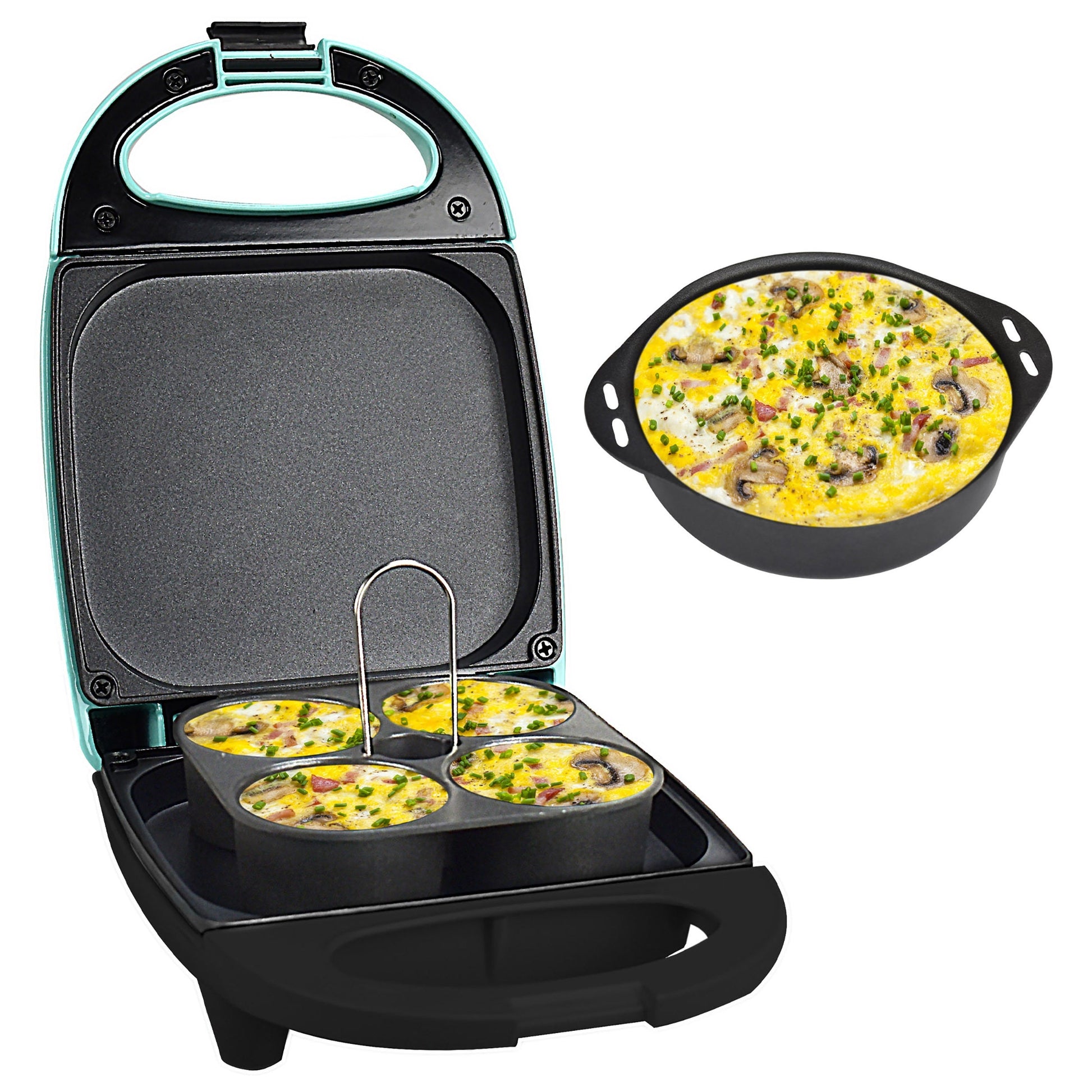 Brentwood Mini Sous Vide Style Egg Bite Maker in Blue W2B