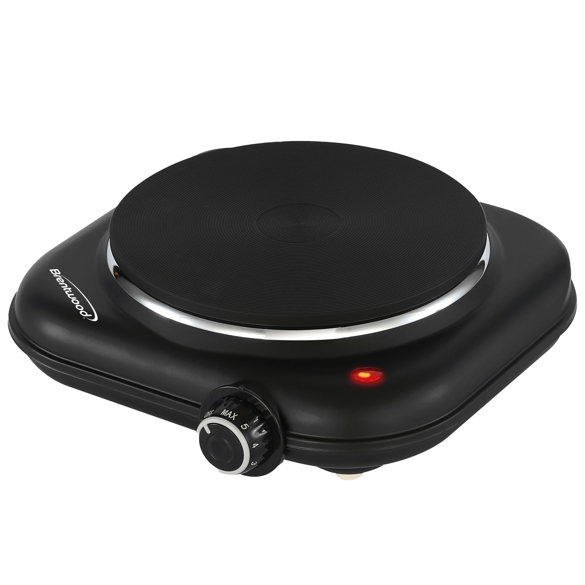 Brentwood 1100w Single Cast Iron Burner Hot Plate Black W2B