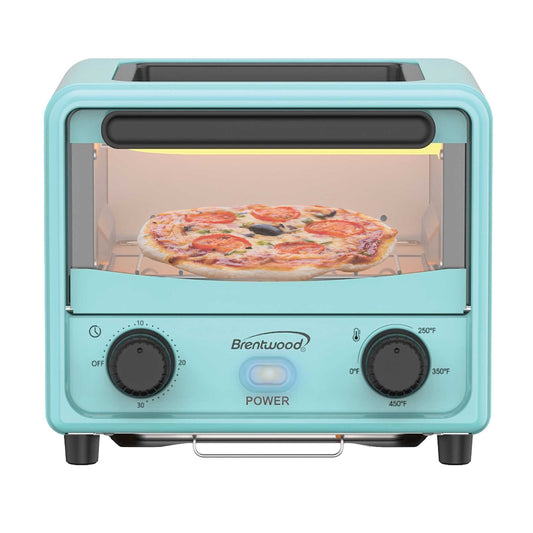 Brentwood 3 Liter Mini Toaster Oven in Blue W2B