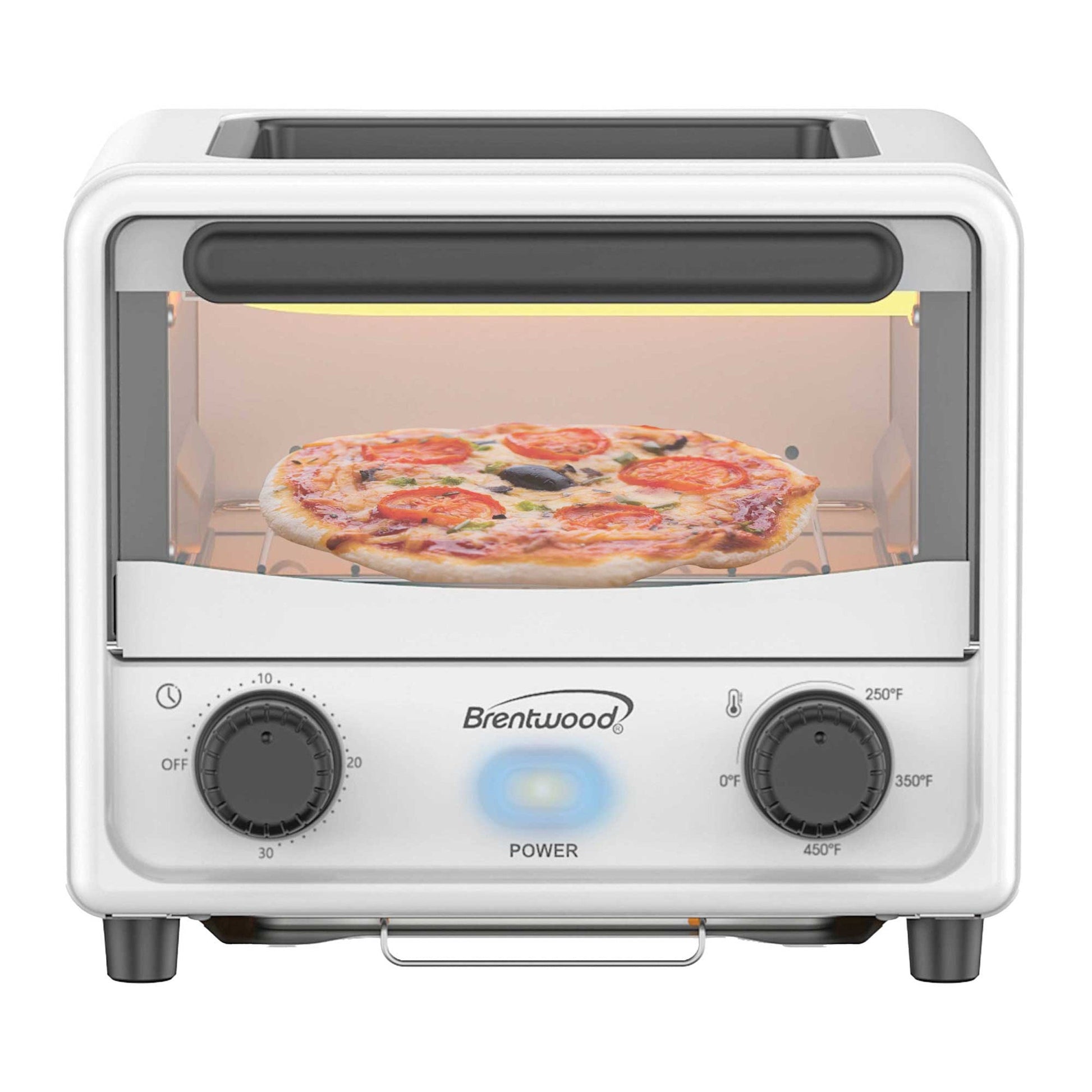 Brentwood 3 Liter Mini Toaster Oven in White W2B