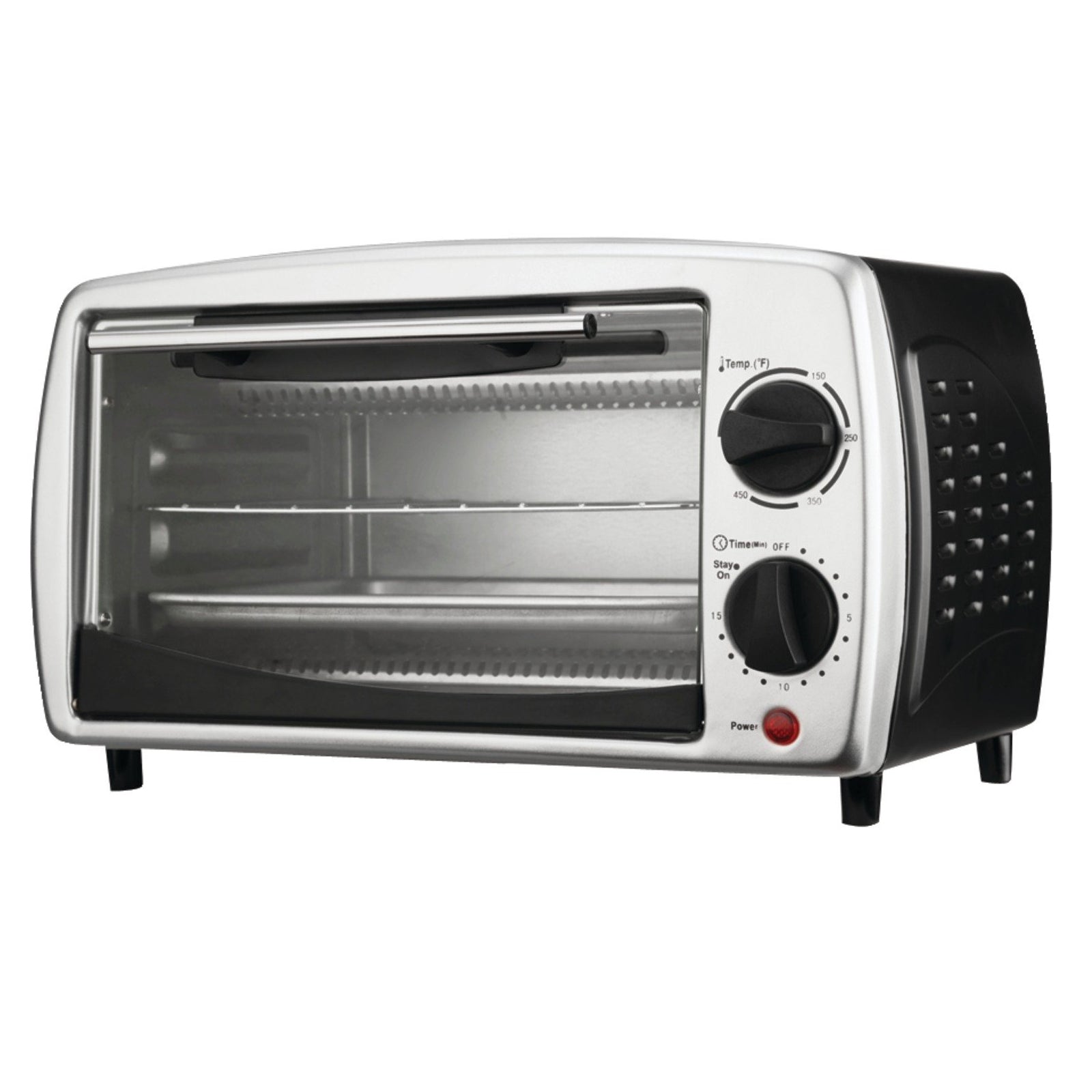 Brentwood 9-Liter (4 Slice) Toaster Oven Broiler (Black) W2B