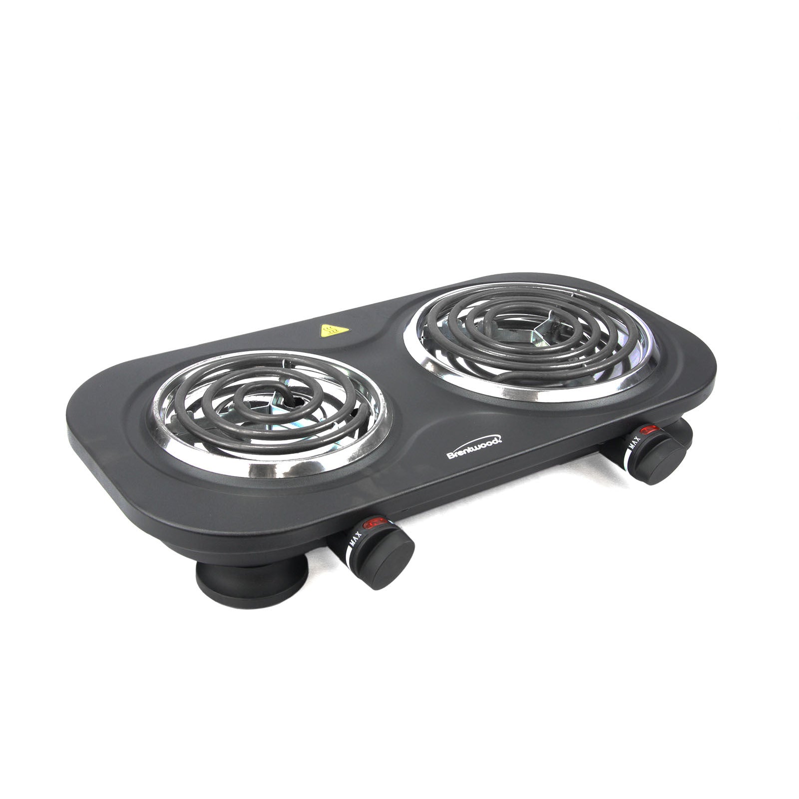 Brentwood Electric 1500W Double Burner - Black W2B