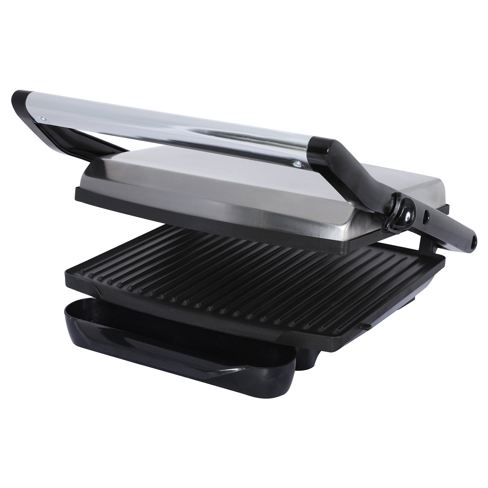 Brentwood Select TS-651 Compact Non-Stick Panini Press & Sandwich Maker, Stainless Steel W2B