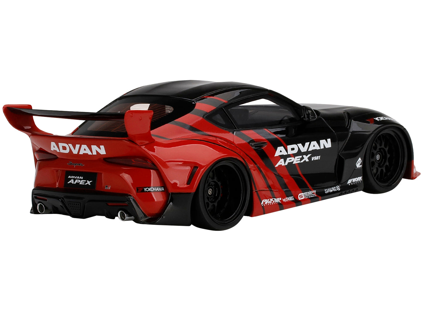 Toyota Pandem GR Supra V1.0 "Advan" Livery SEMA (2019) 1/18 Model Car by Top Speed