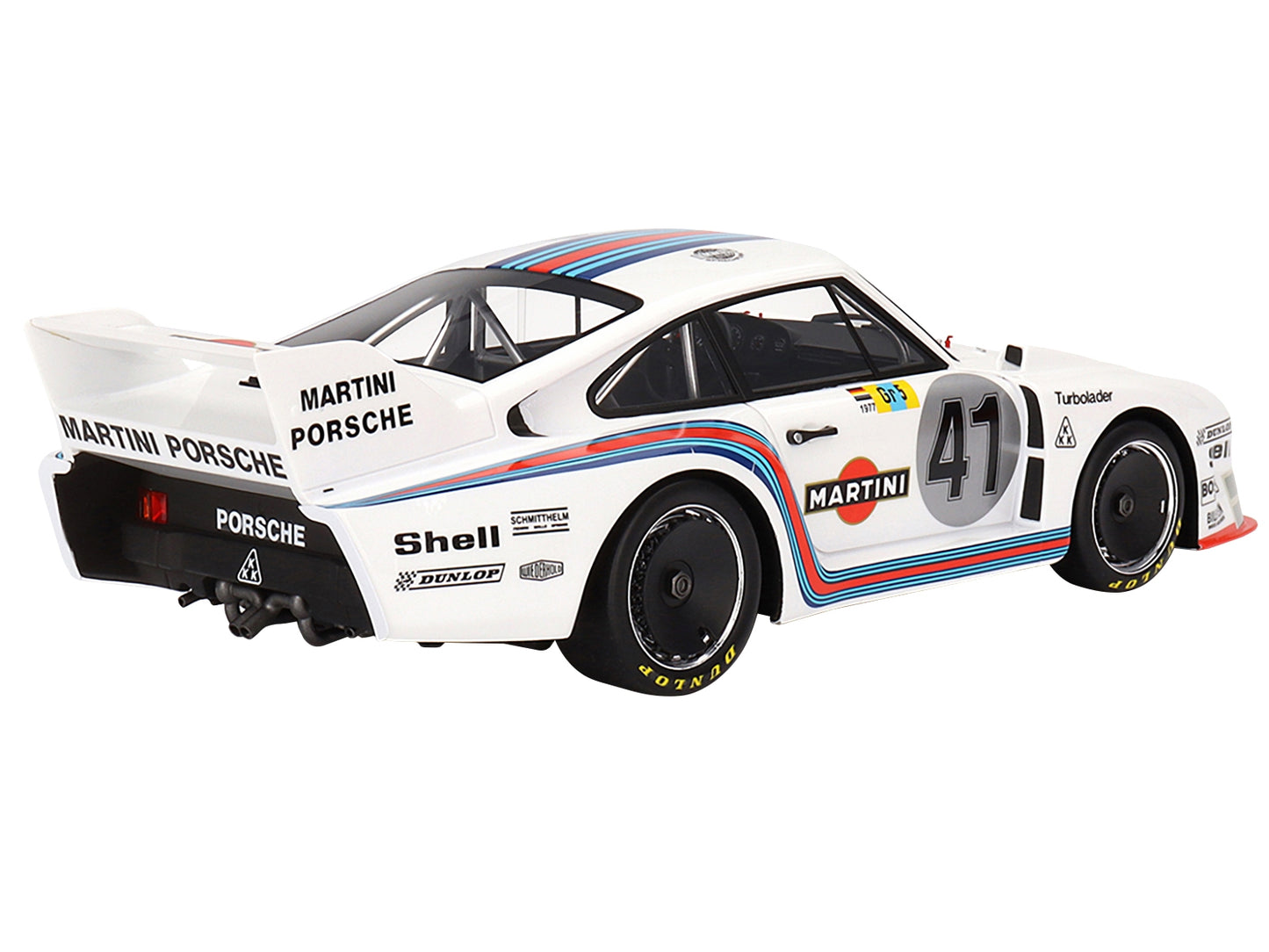 Porsche 935/77 #41 Rolf Stommelen - Manfred Schurti "Martini Racing" "24 Hours of Le Mans" (1977) 1/18 Model Car by Top Speed