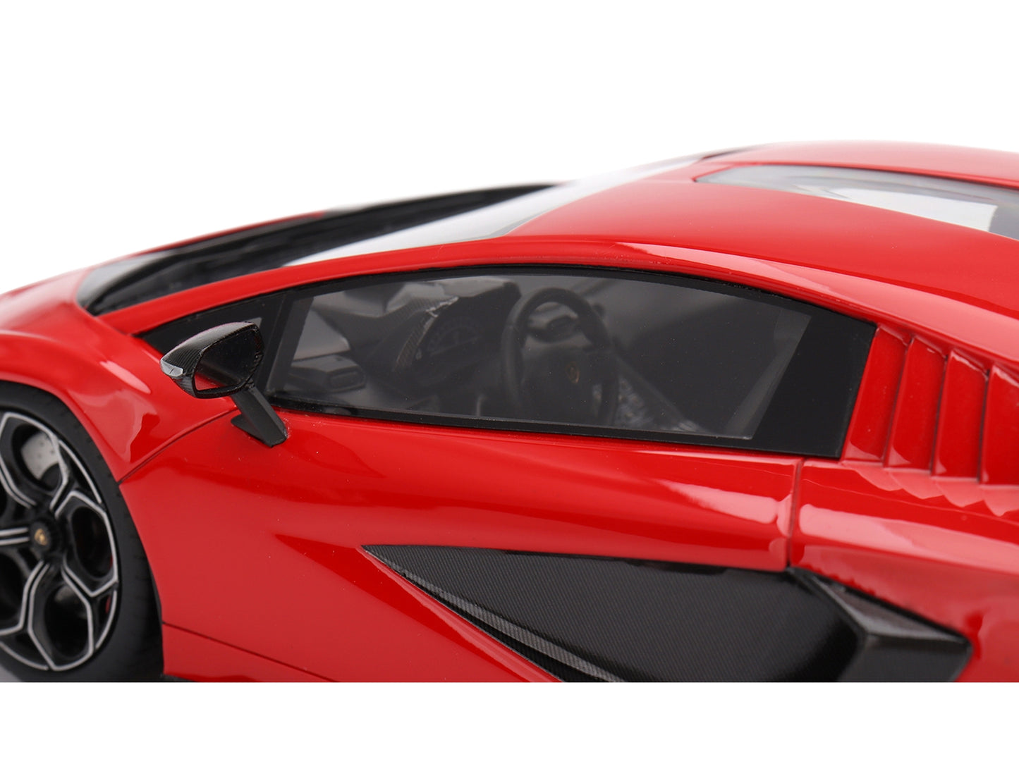 Lamborghini Countach LPI 800-4 Rosso Mars Red 1/18 Model Car by Top Speed