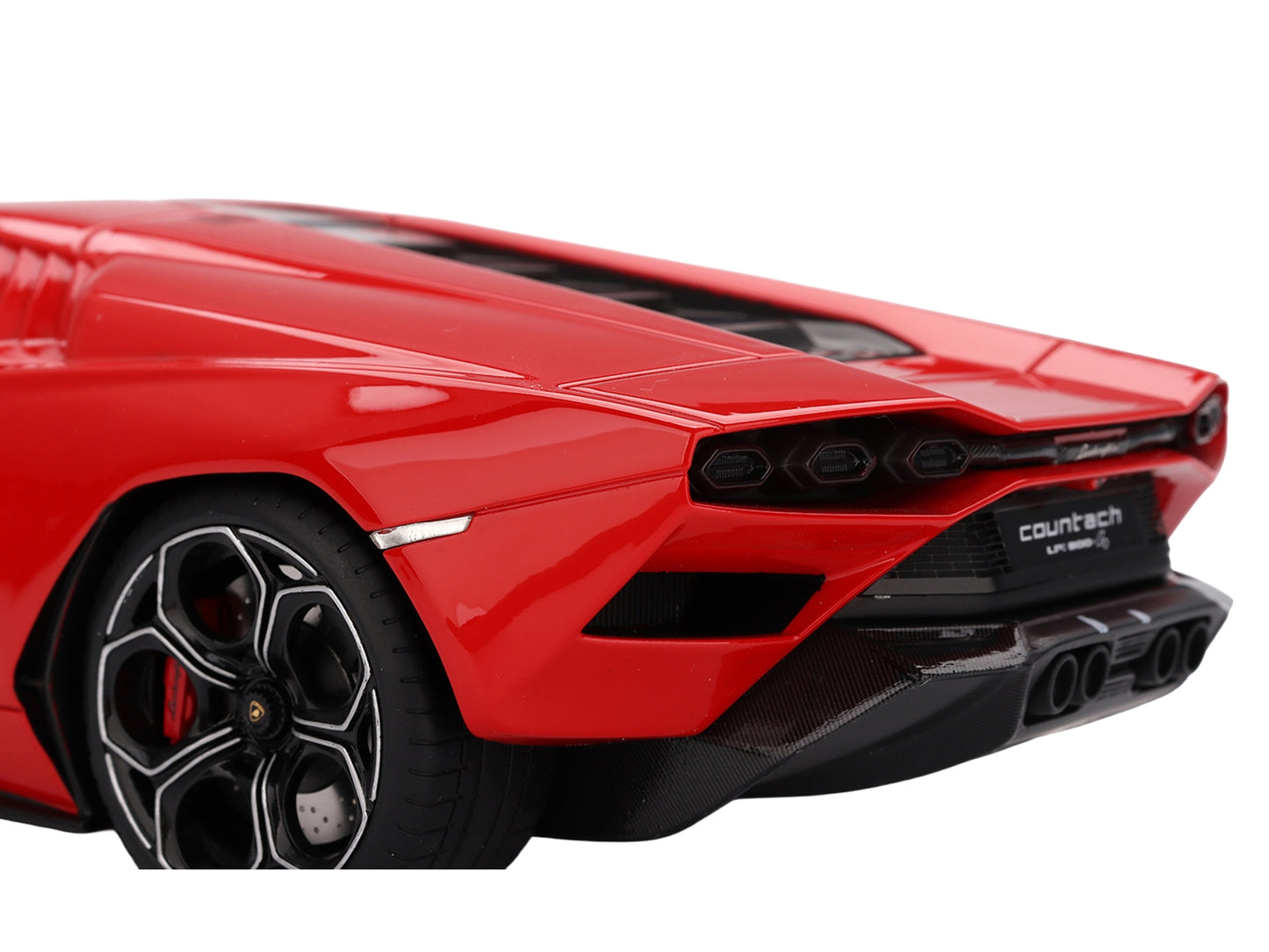 Lamborghini Countach LPI 800-4 Rosso Mars Red 1/18 Model Car by Top Speed