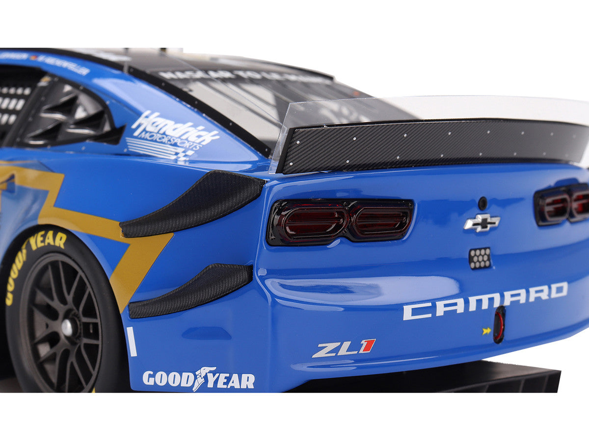 Chevrolet Camaro ZL1 #24 Jenson Button - Jimmie Johnson - Mike Rockenfeller "Hendrick Motorsports - NASCAR Next Gen Garage 56" Innovative "24 Hours of Le Mans" (2023) 1/18 Model Car by Top Speed-3