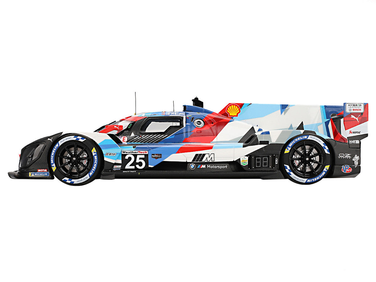 BMW M Hybrid V8 GTP #25 Connor De Phillippi - Maxime Martin - Rene Rast - Nick Yelloly "BMW M Team RLL" "24 Hours of Daytona" (2024) 1/18 Model Car by Top Speed-0