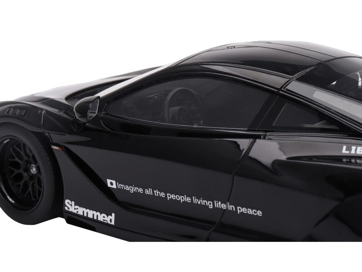 McLaren 720S "LB-Works" Black "Tokyo Auto Salon 2024" 1/18 Model Car by Top Speed-3