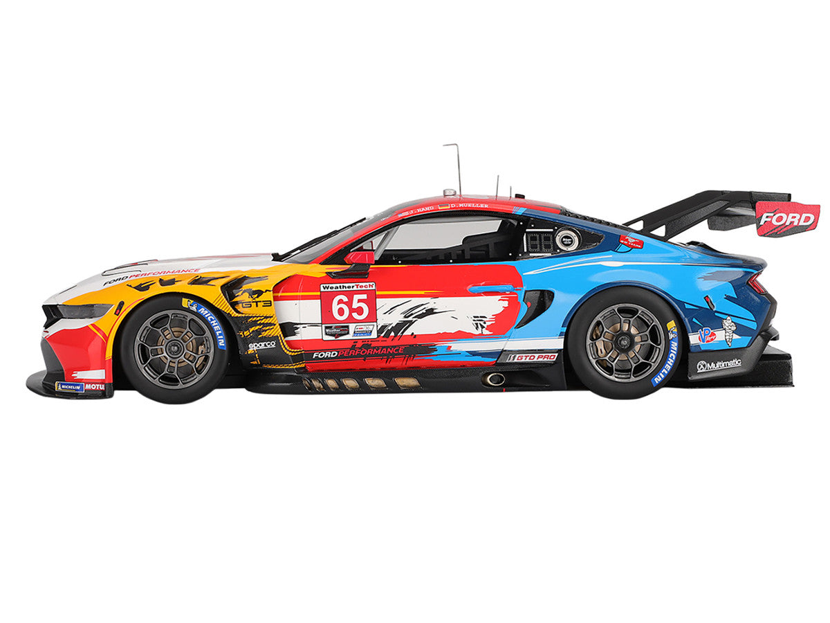 Ford Mustang GT3 #65 Joey Hand - Dirk Muller "Ford Multimatic Motorsports" "Motul Course de Monterey - Laguna Seca" (2024) 1/18 Model Car by Top Speed-1