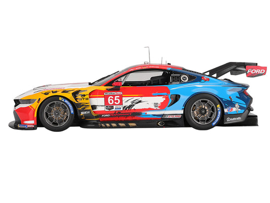 Ford Mustang GT3 #65 Joey Hand - Dirk Muller "Ford Multimatic Motorsports" "Motul Course de Monterey - Laguna Seca" (2024) 1/18 Model Car by Top Speed-1