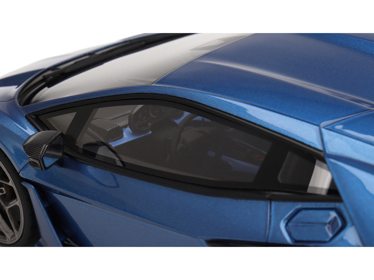 Lamborghini Revuelto Blu Eleos Blue Metallic 1/18 Model Car by Top Speed Top Speed