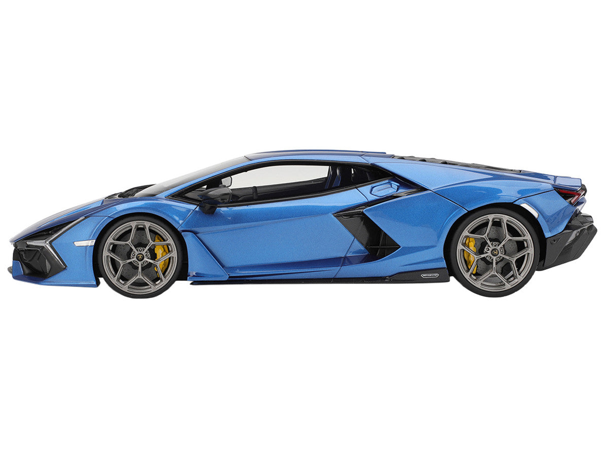 Lamborghini Revuelto Blu Eleos Blue Metallic 1/18 Model Car by Top Speed Top Speed